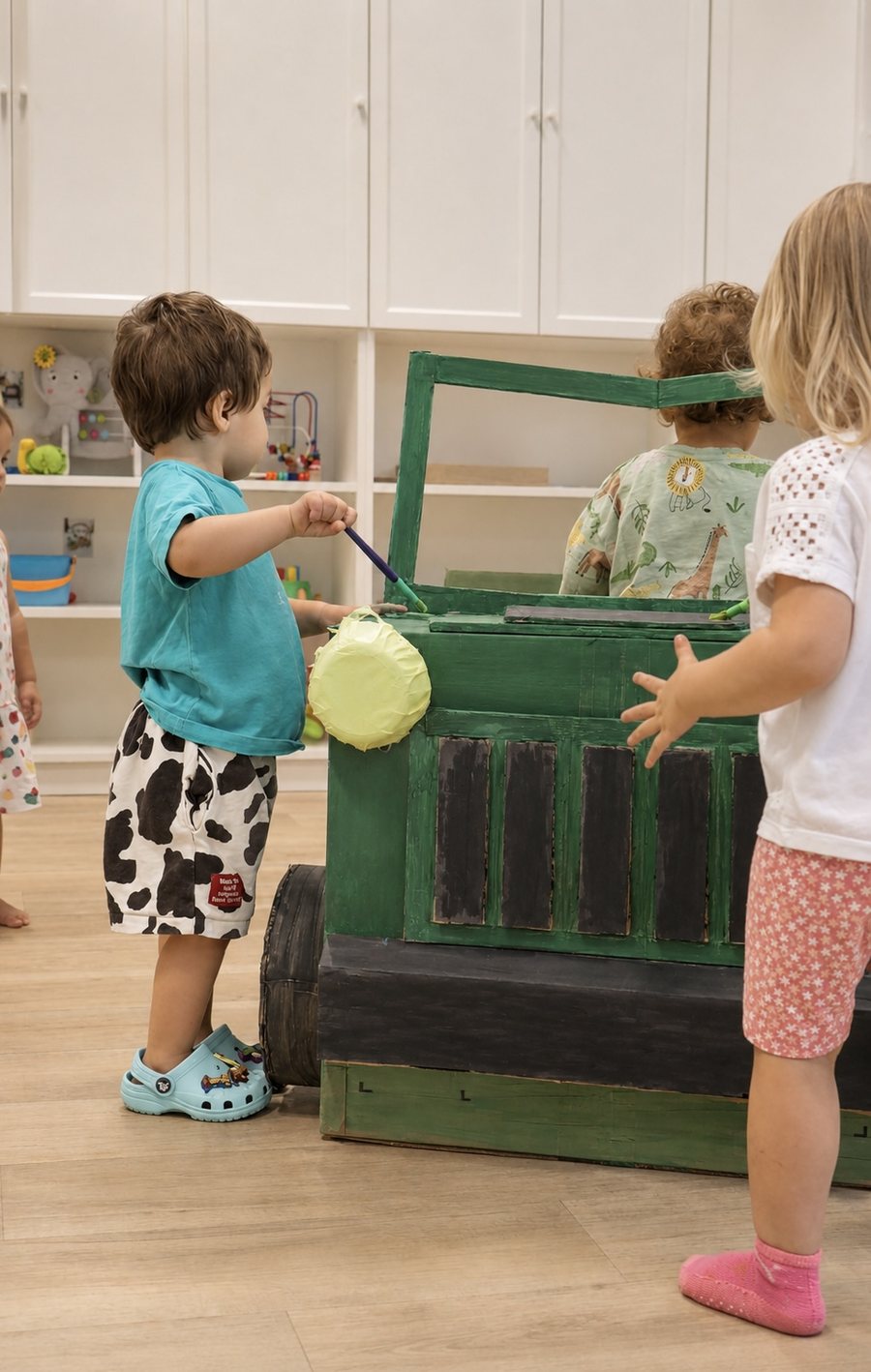 Atelier peinture à Kids' Island